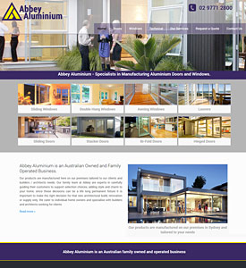 Abbey Aluminium - LloydWeb Portfolio Therese Lloyd